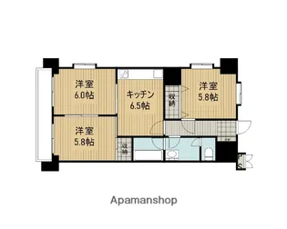 パレーシャル相武台【206号室】の間取り
