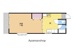 コーポパラフ【101号室】の間取り