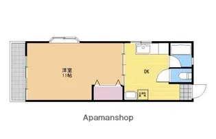 コーポパラフ【103号室】の間取り