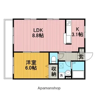 クレストイラゴ【2階】の間取り