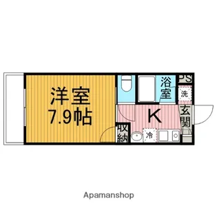 ハイツFK相模大野【5階】の間取り