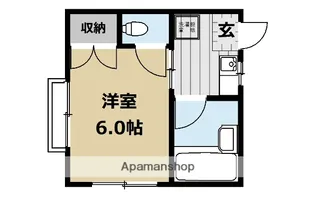 コーポサガミ【201号室】の間取り