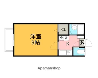 第2サンハイツ大野【1階】の間取り