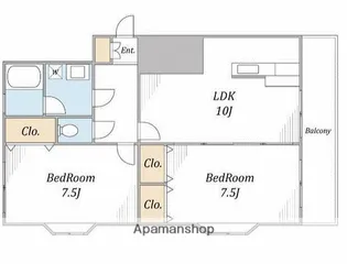 ビクトリーコートⅢ【3階】の間取り