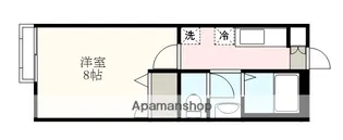 メゾンショコラ【203号室】の間取り