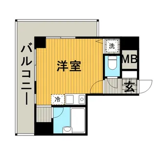 スクエアKⅡ【5階】の間取り