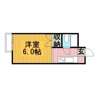 メゾンダイオー【1階】の間取り