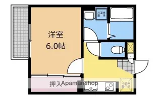 エアフローク相模台【201号室】の間取り