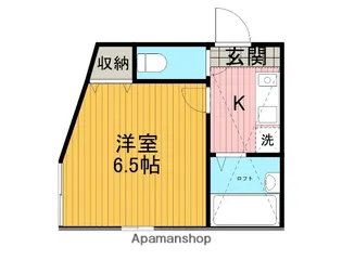 ロッシェル北里Ⅰ号棟【2階】の間取り