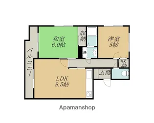 モンシェール相模台【2階】の間取り