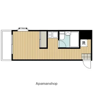 1Rの間取り画像