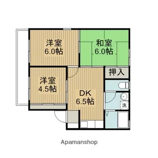 スカイコート峰【2階】の間取り