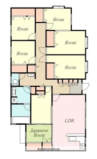 アンシャンブル【101号室】の間取り