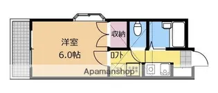 アンシャンブル【208号室】の間取り