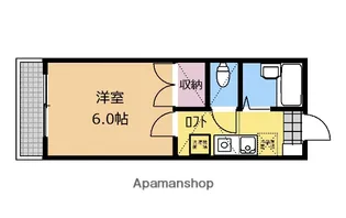 アンシャンブル【202号室】の間取り