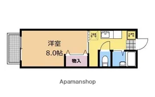 コーポさわ【203号室】の間取り