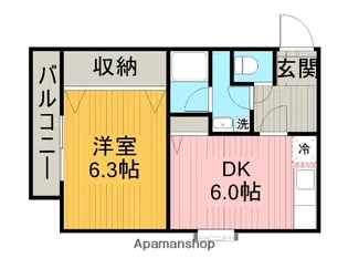 リッチモンドⅢ【1階】の間取り