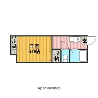 大野レジデンス【B101号室】の間取り