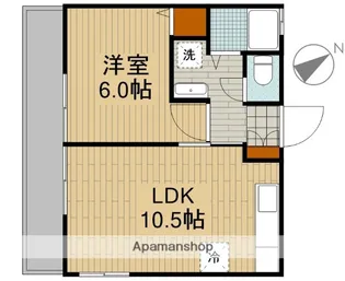 コスモスハイツ【2階】の間取り