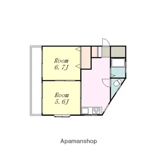 秋山ハイツ【302号室】の間取り