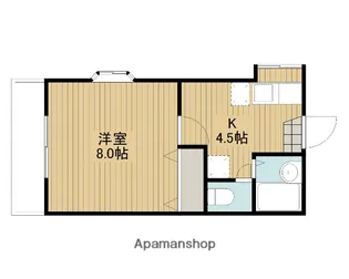 グリーンヒル【1階】の間取り
