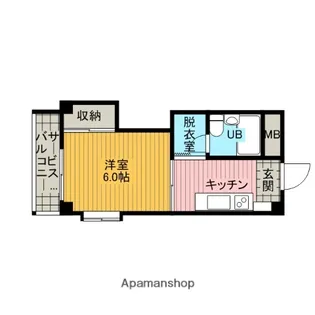 メゾン湘南【1階】の間取り