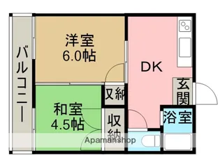 大槻荘【1階】の間取り