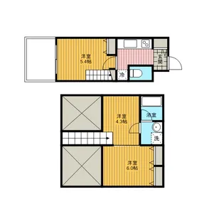 セントエルモ町田【4階】の間取り