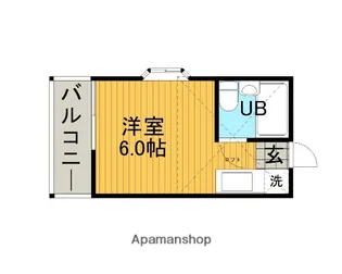 ベルジェール【201号室】の間取り