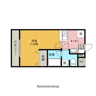 S−FORT玉川学園前【4階】の間取り