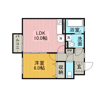 ファミネス Ⅴ【1階】の間取り