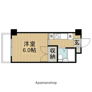 ポメリーナYサガミ【105号室】の間取り