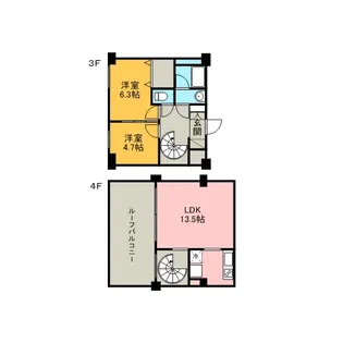 OZーCOURT【3階】の間取り