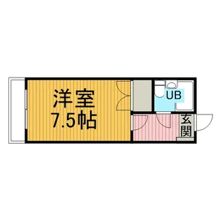 ガトーユー【2階】の間取り