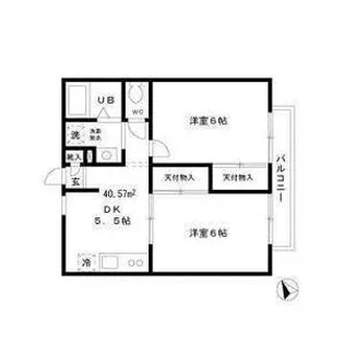 エステートMIYAZAWAPART1【1階】の間取り