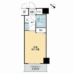 ライオンズマンション相模大野第6【7階】の間取り