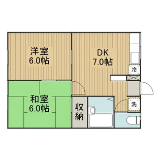サニーサイド北沢【2階】の間取り