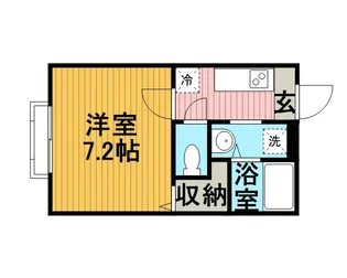 パナハイツ伊藤【203号室号室】の間取り