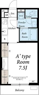 リブリ・ハイツさくら【3階】の間取り