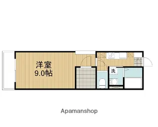 神奈川県大和市中央林間3丁目【アパート】の間取り