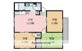 サンビレッジNOW C棟【2階】の間取り