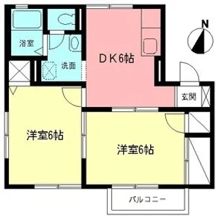 ハイムソプラノ【2階】の間取り