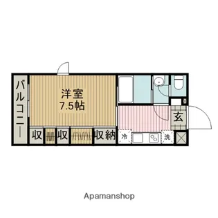 APEXマフィン【301号室】の間取り
