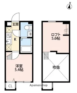 LOUPDEMER相模大野【1階】の間取り