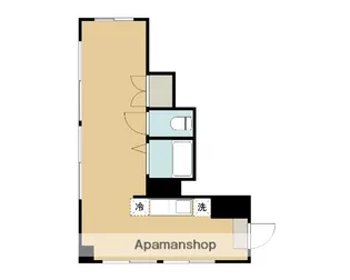 デンタルハイム【□203号室】の間取り