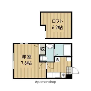 クラリス古淵【2階】の間取り