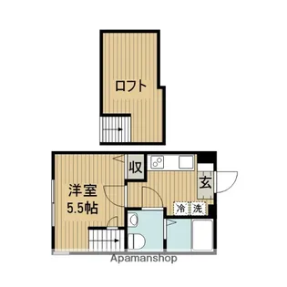 ディアコート淵野辺【2階】の間取り