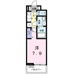アンジュ座間【2階】の間取り
