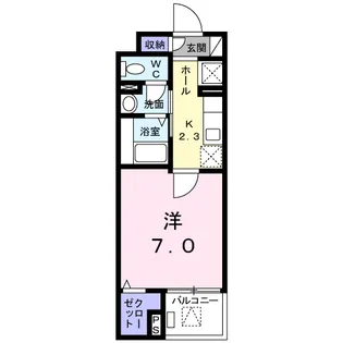 アムール鶴間【4階】の間取り