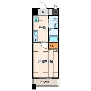 SHELL MIYAKO Ⅰ【6階】の間取り